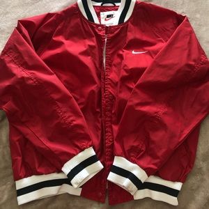 Red Nike Vintage windbreaker